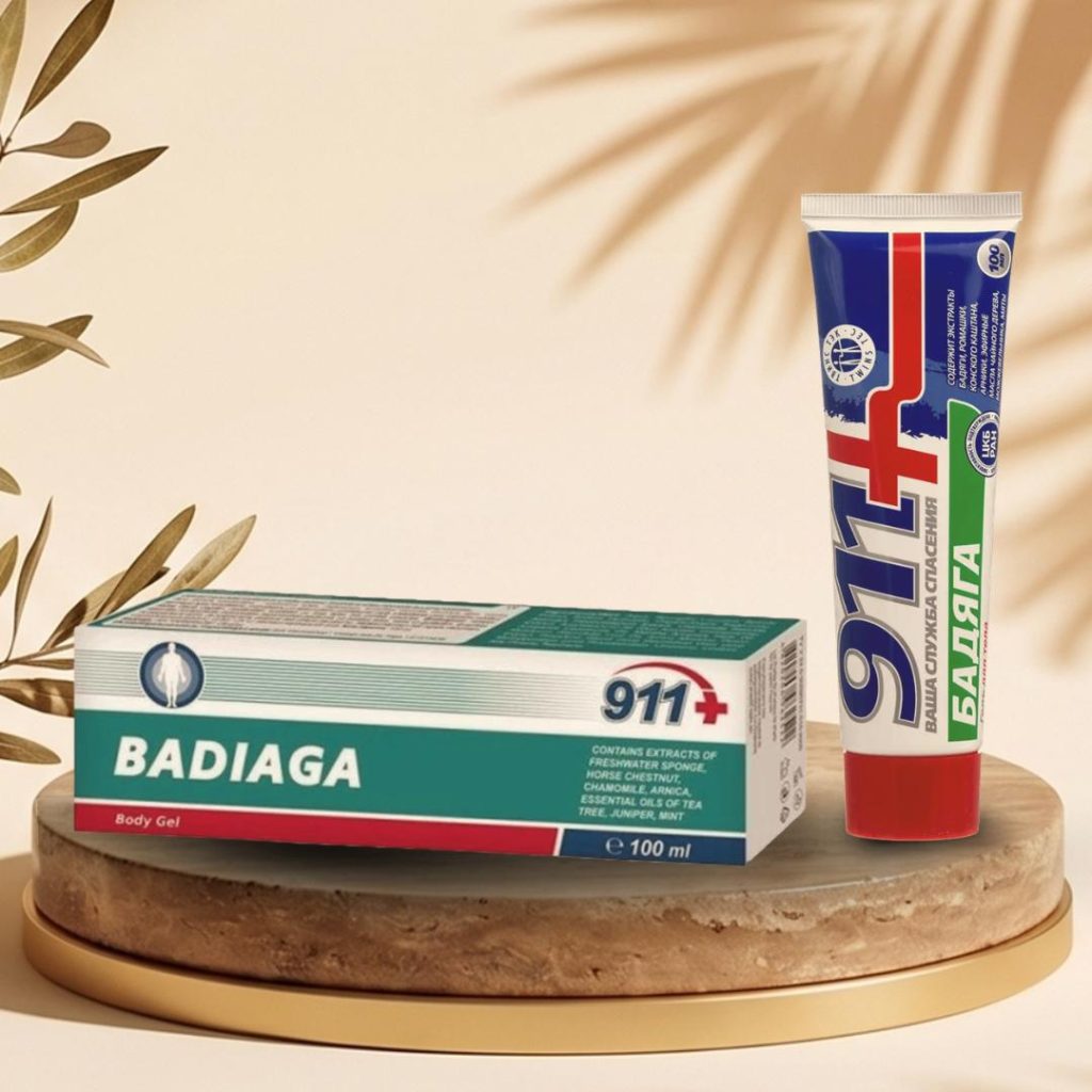 A BADIAGA Testápoló Gél a 911 FARMAKOM termékcsalád egyik legismertebb gyógynövényes készítménye. A formula alapját a Badiaga (Spongilla lacustris), azaz édesvízi szivacs kivonata képezi, amelyet hagyományosan a bőr ápolására és regenerációjának támogatására használnak.A készítmény gyógynövény-kivonatokat és illóolajokat tartalmaz, amelyek segítenek frissíteni, tonizálni és ápolni a bőrt. A gél könnyen felszívódik, nem hagy zsíros érzetet, így ideális a mindennapi bőrápolási rutin részeként.
