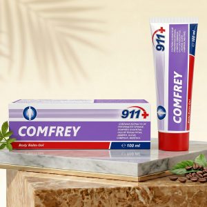 Fekete Nadálytő (Comfrey) Gél-balzsam testre – 911 FARMAKOM <span style="color: red">100 ml</span>