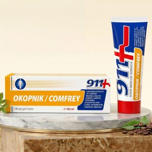 🌿 OKOPNIK / COMFREY Body Gel-Balm – 911 FARMAKOM <span style="color: red">100 ml</span>